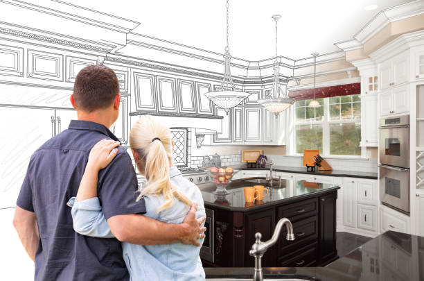 Professional Kitchen Island Installation technician working in Berwyn, PA